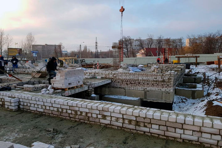 Работы по залитию колонн бетоном «ХарьковБудСити» Фото 04