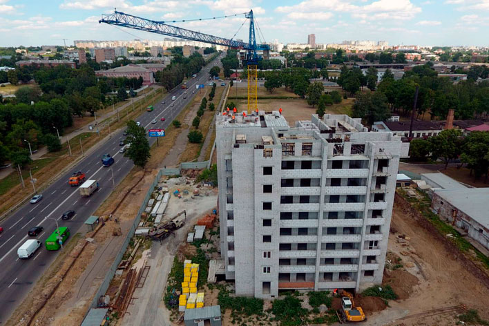 Ход строительства за июль «ХарьковБудСити» Фото 01